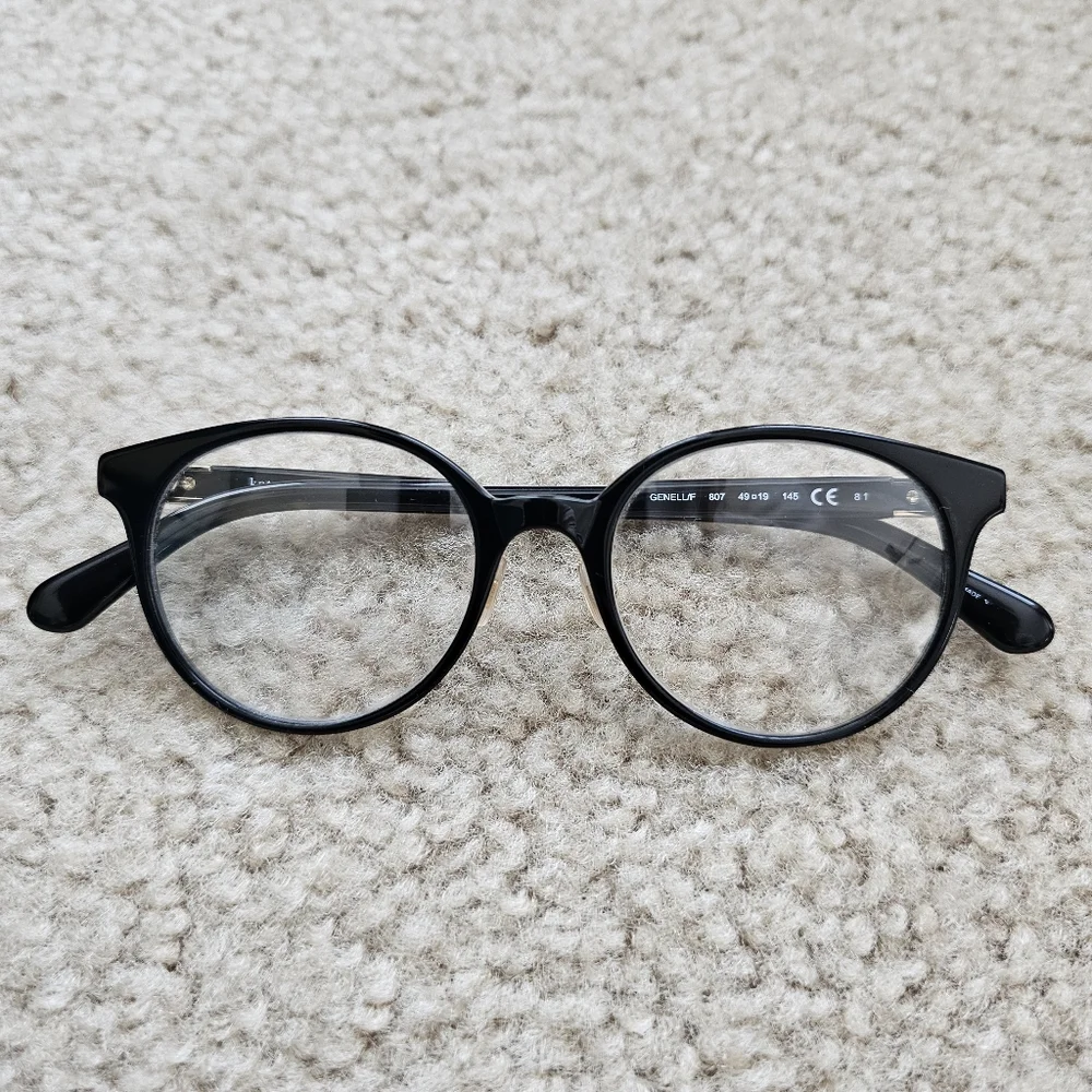 Kate Spade Genell eyeglasses full rim oval black 49-19-145